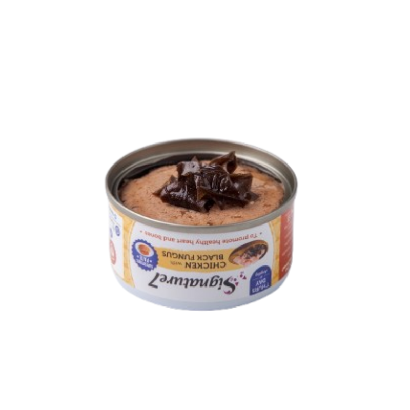 Signature7 Chicken With Black Fungus Pate (Thurs) Canned Cat Food - 80g
