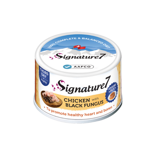 Signature7 Chicken With Black Fungus Pate (Thurs) Canned Cat Food - 80g