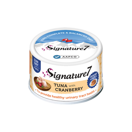 Signature7 Tuna With Cranberry Pate (Sun) Canned Cat Food - 80g