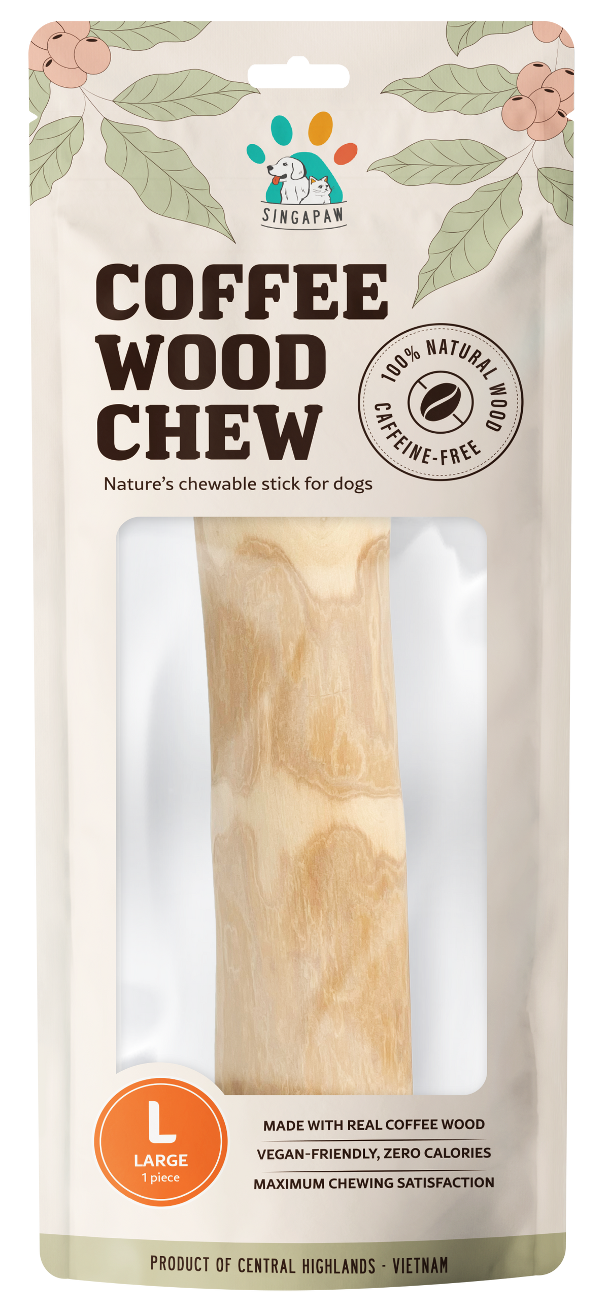 SingAPaw Coffee Wood Chew