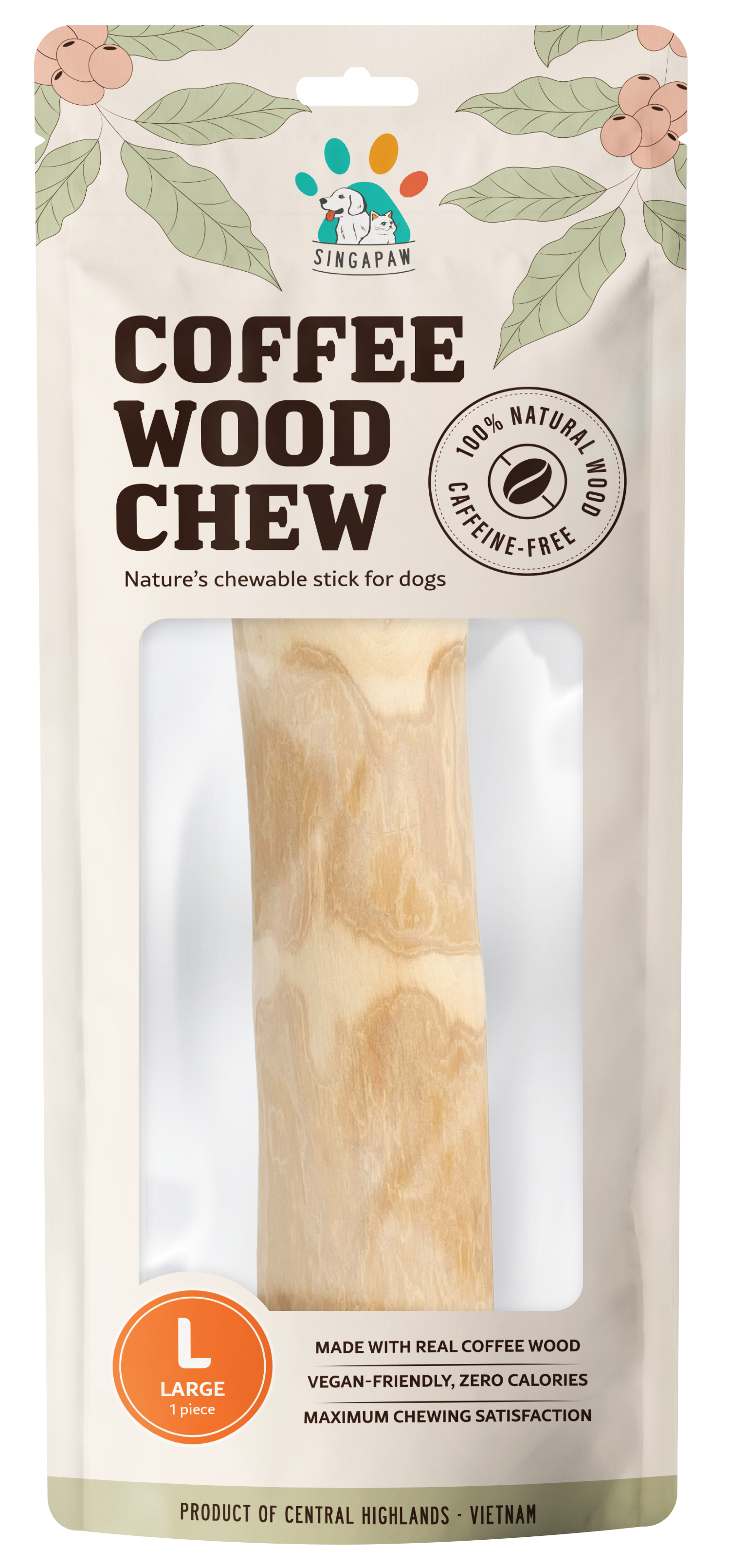 SingAPaw Coffee Wood Chew