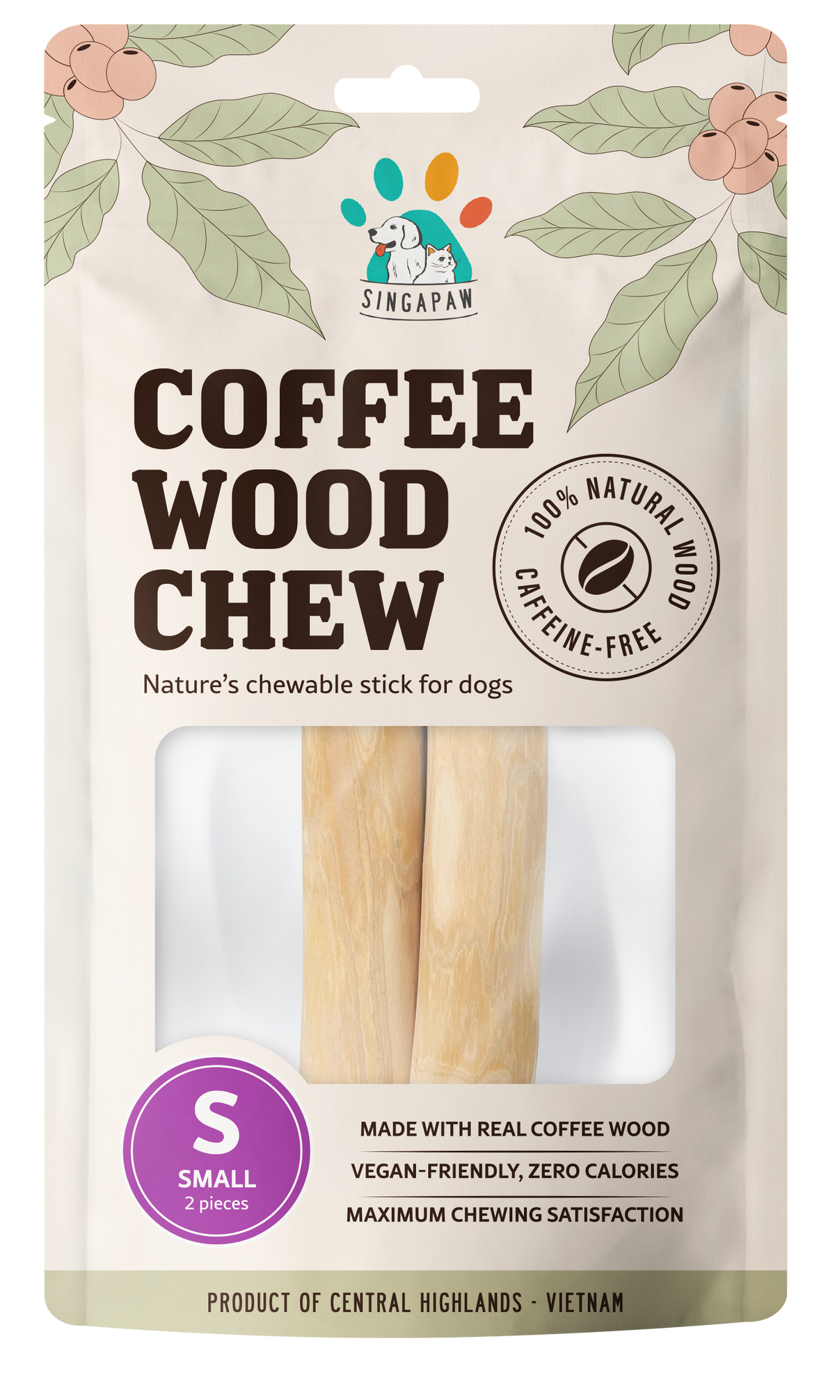 SingAPaw Coffee Wood Chew