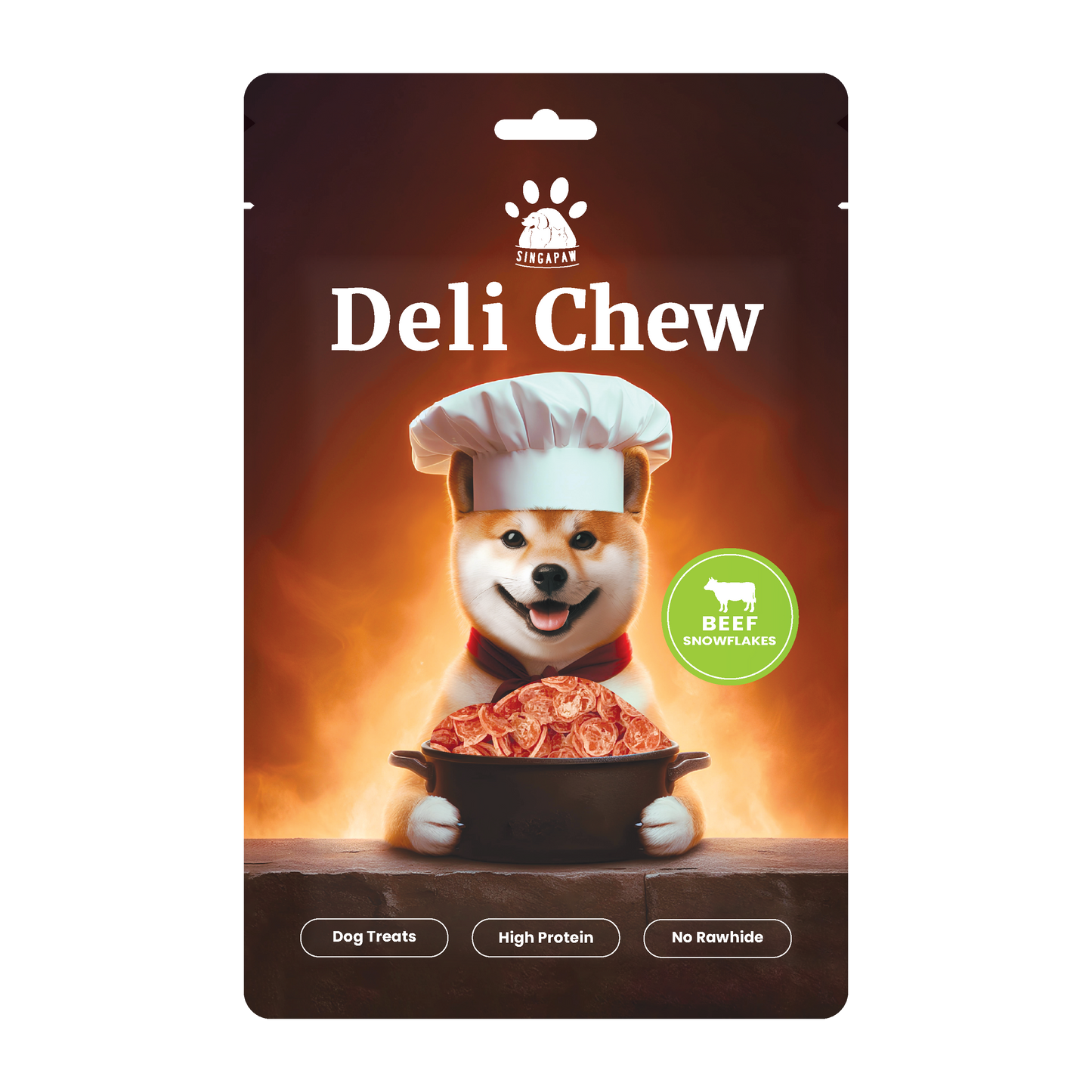 SingAPaw Deli Chew Beef Snowflakes