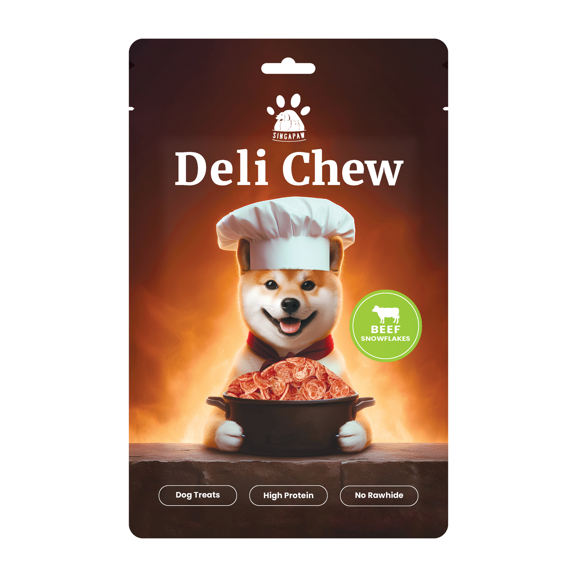 SingAPaw Deli Chew Beef Snowflakes