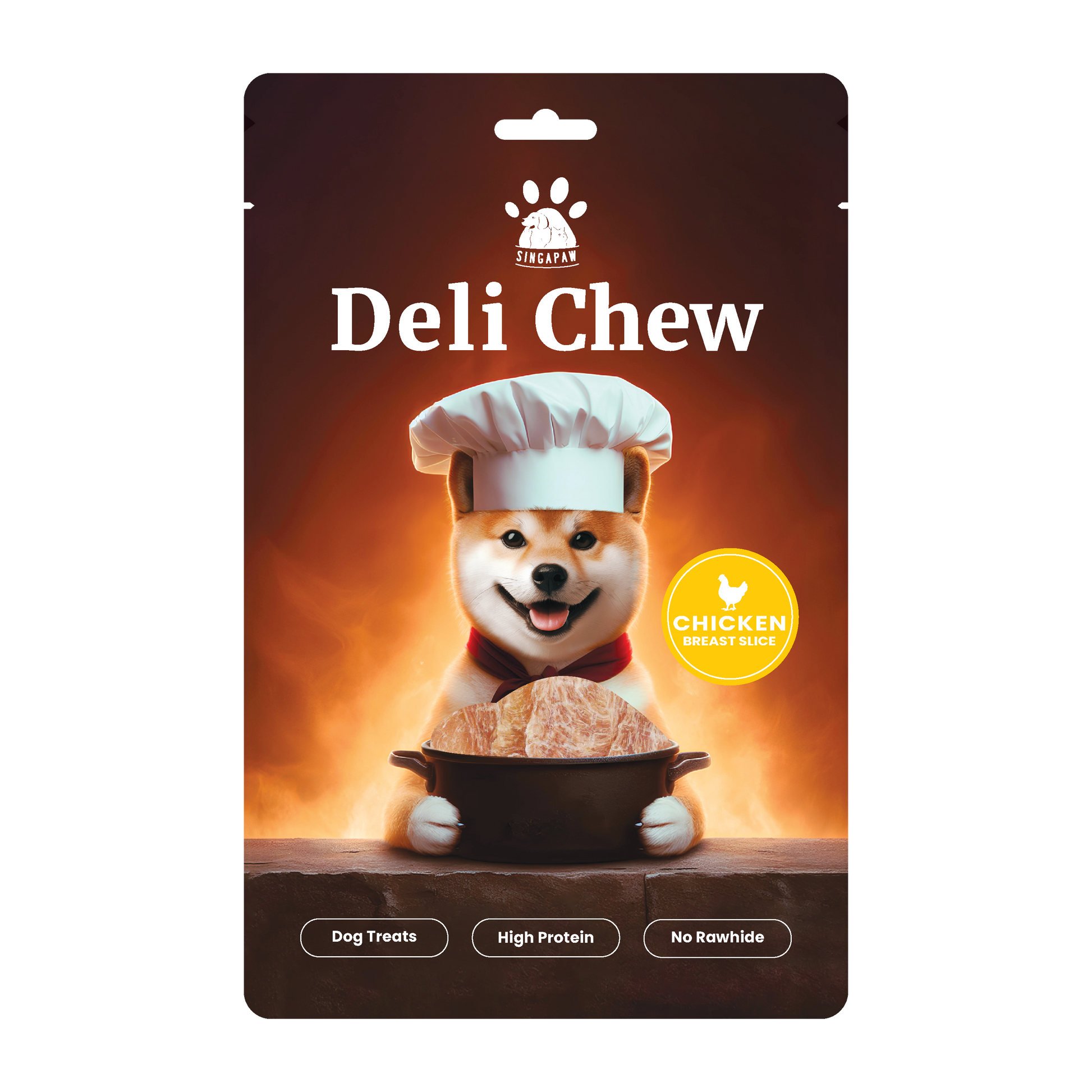 SingAPaw Deli Chew Chicken Breast Slice