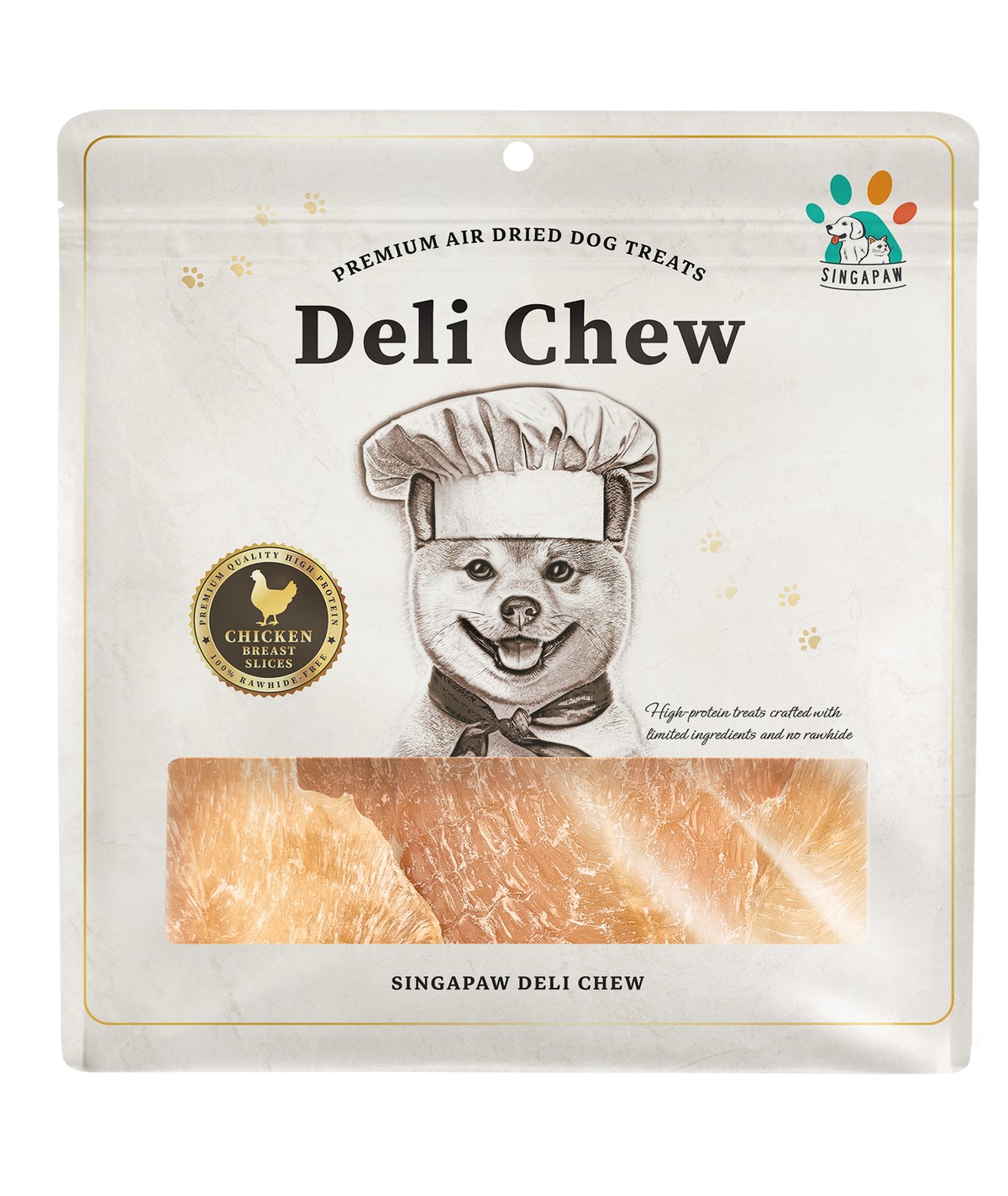 SingAPaw Deli Chew Chicken Breast Slices