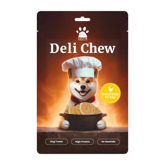 SingAPaw Deli Chew Chicken Sushi