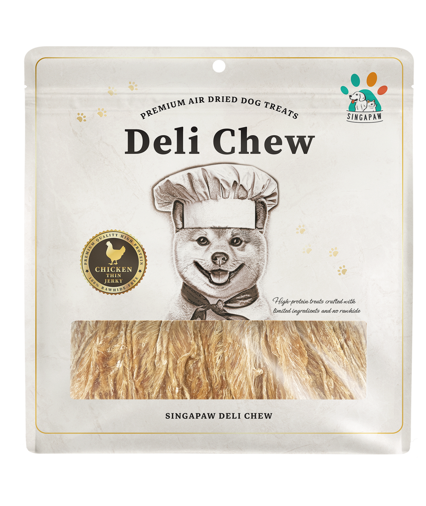 SingAPaw Deli Chew Chicken Thin Jerky