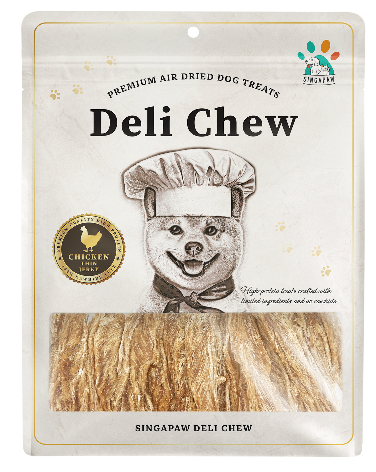 SingAPaw Deli Chew Chicken Thin Jerky