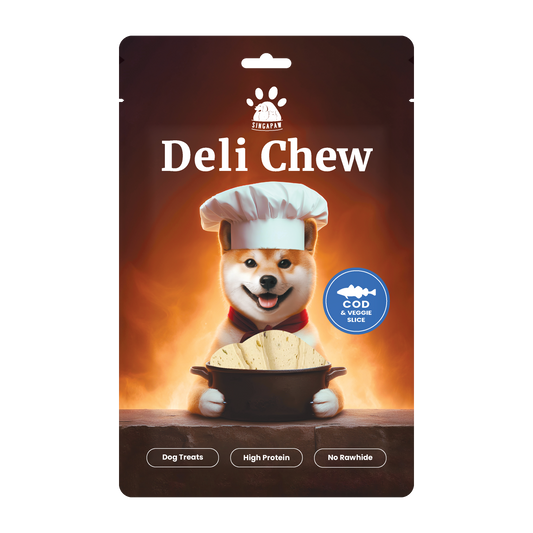 SingAPaw Deli Chew Cod With Veggie Slice