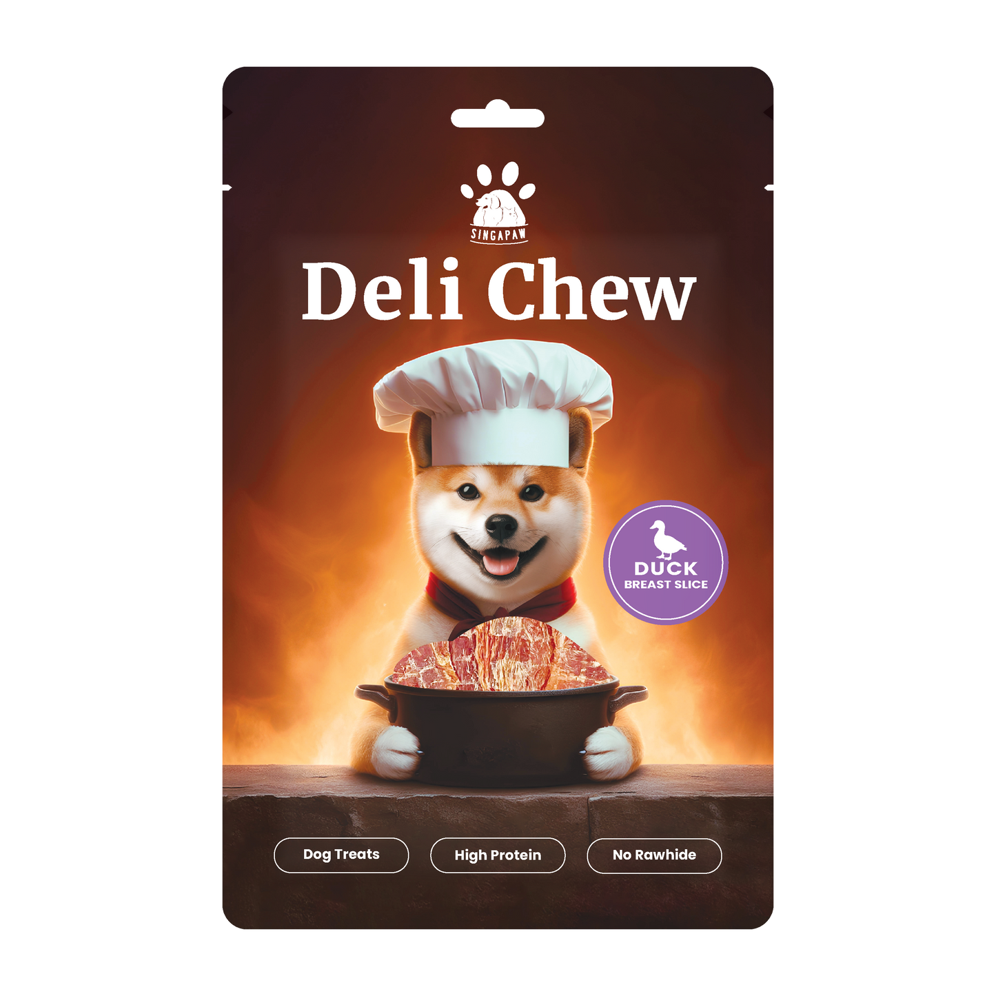 SingAPaw Deli Chew Duck Breast Slice