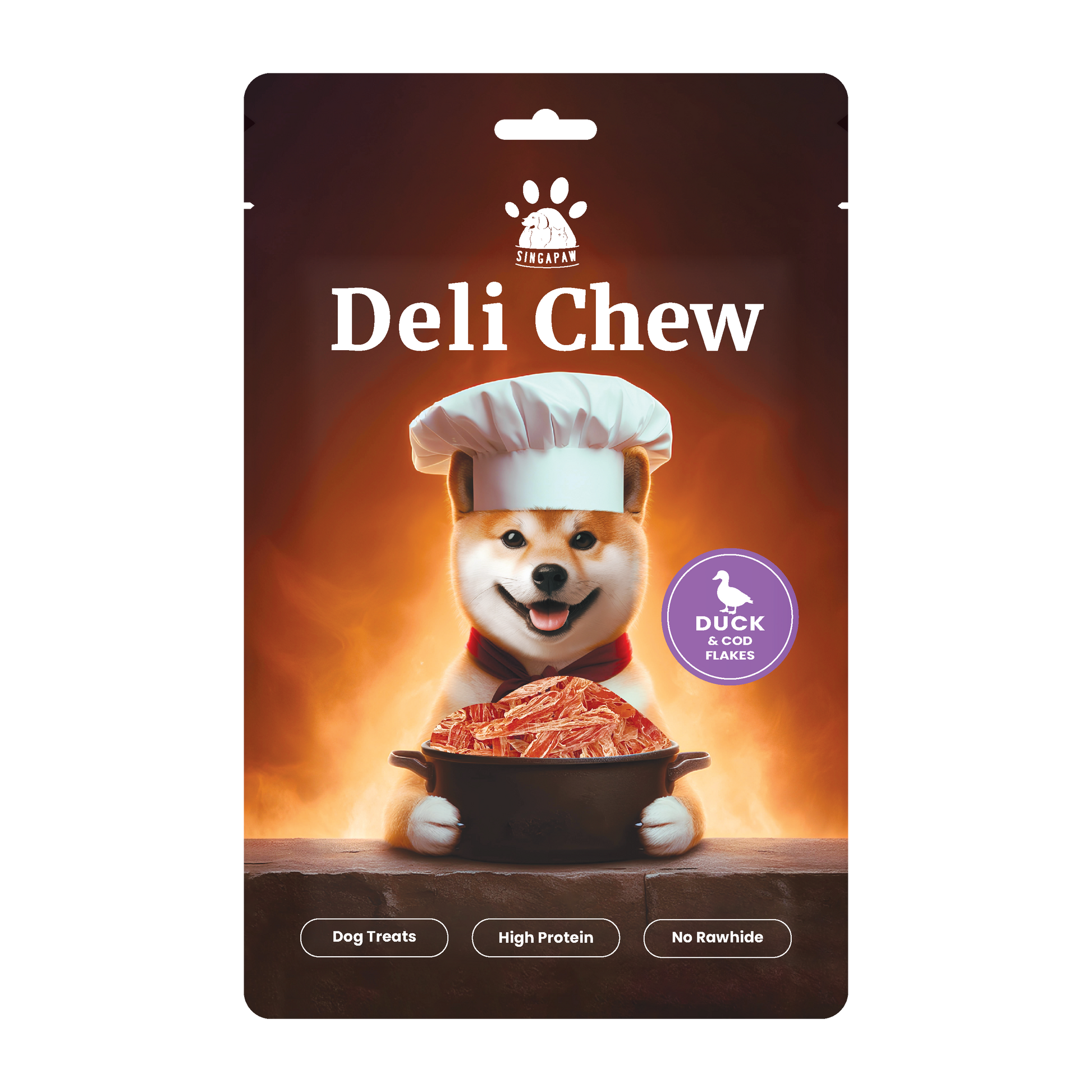 SingAPaw Deli Chew Duck With Cod Flakes