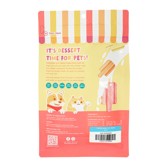 SingAPaw Freeze-Dried Ice Cream Milk