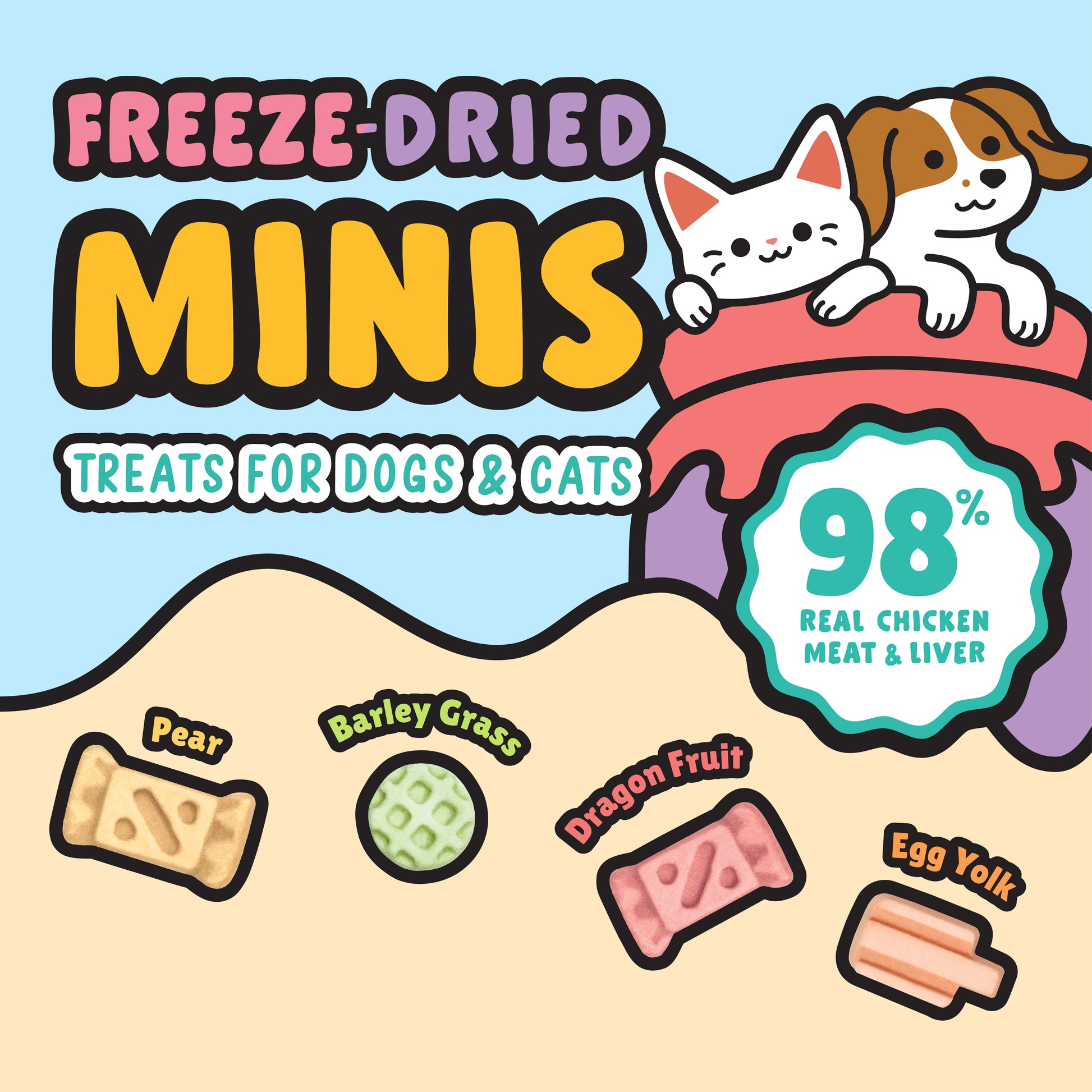 SingAPaw Freeze-Dried Minis Chicken