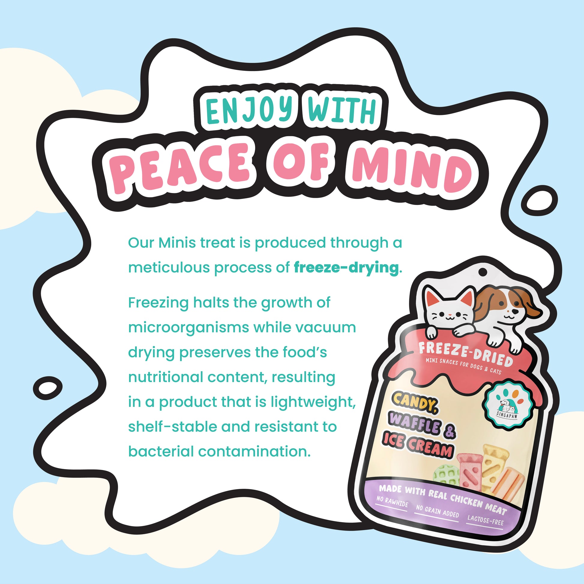 SingAPaw Freeze-Dried Minis Chicken