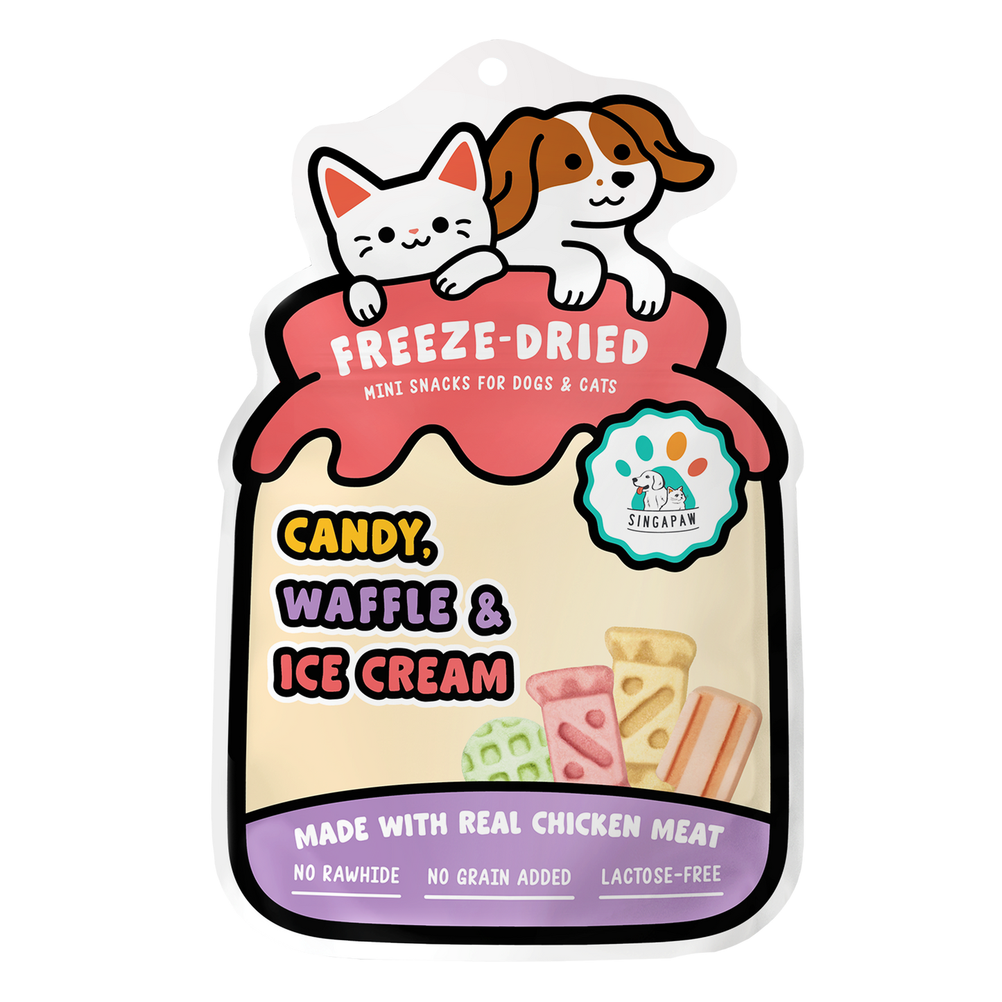 SingAPaw Freeze-Dried Minis Chicken