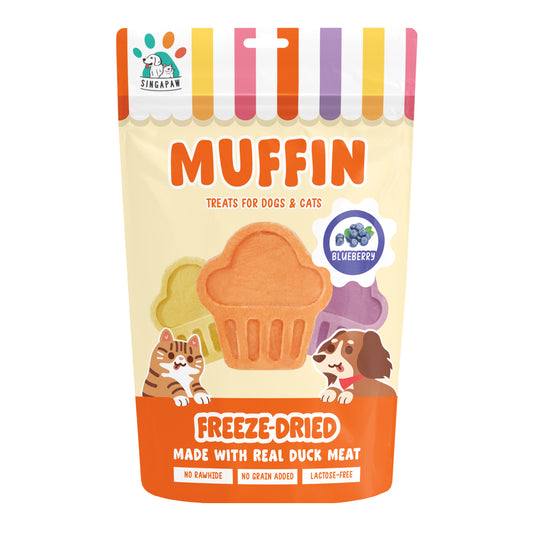 SingAPaw Freeze-Dried Muffin Blueberry