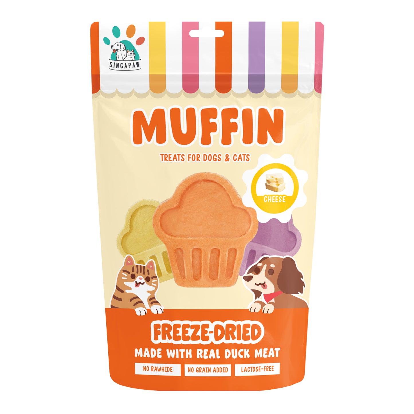 SingAPaw Freeze-Dried Muffin Cheese