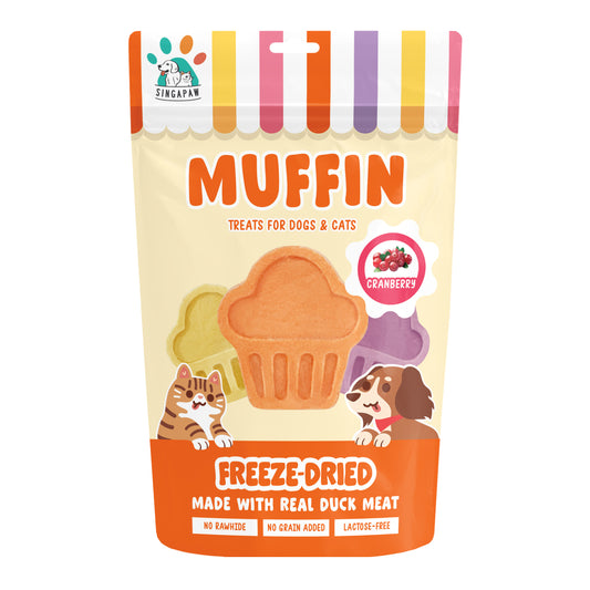 SingAPaw Freeze-Dried Muffin Cranberry