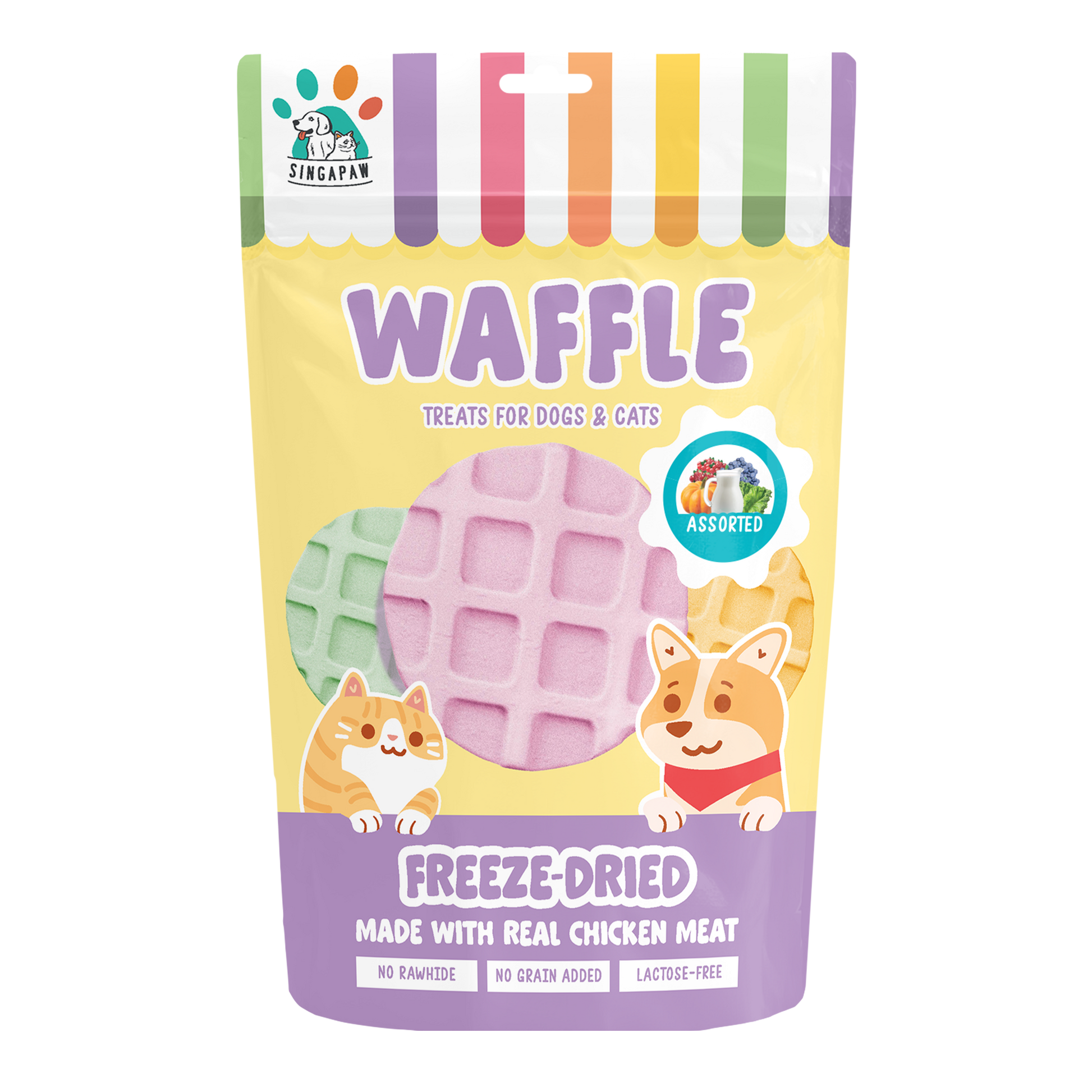 SingAPaw Freeze-Dried Waffle Assorted