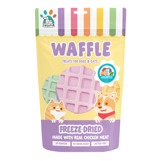 SingAPaw Freeze-Dried Waffle Assorted