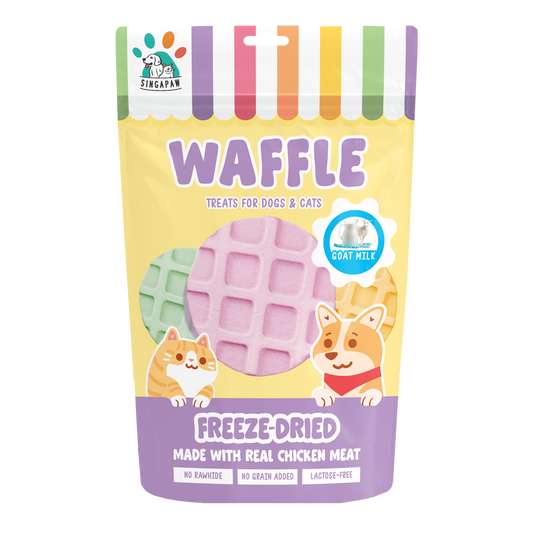 SingAPaw Freeze-Dried Waffle Goat Milk