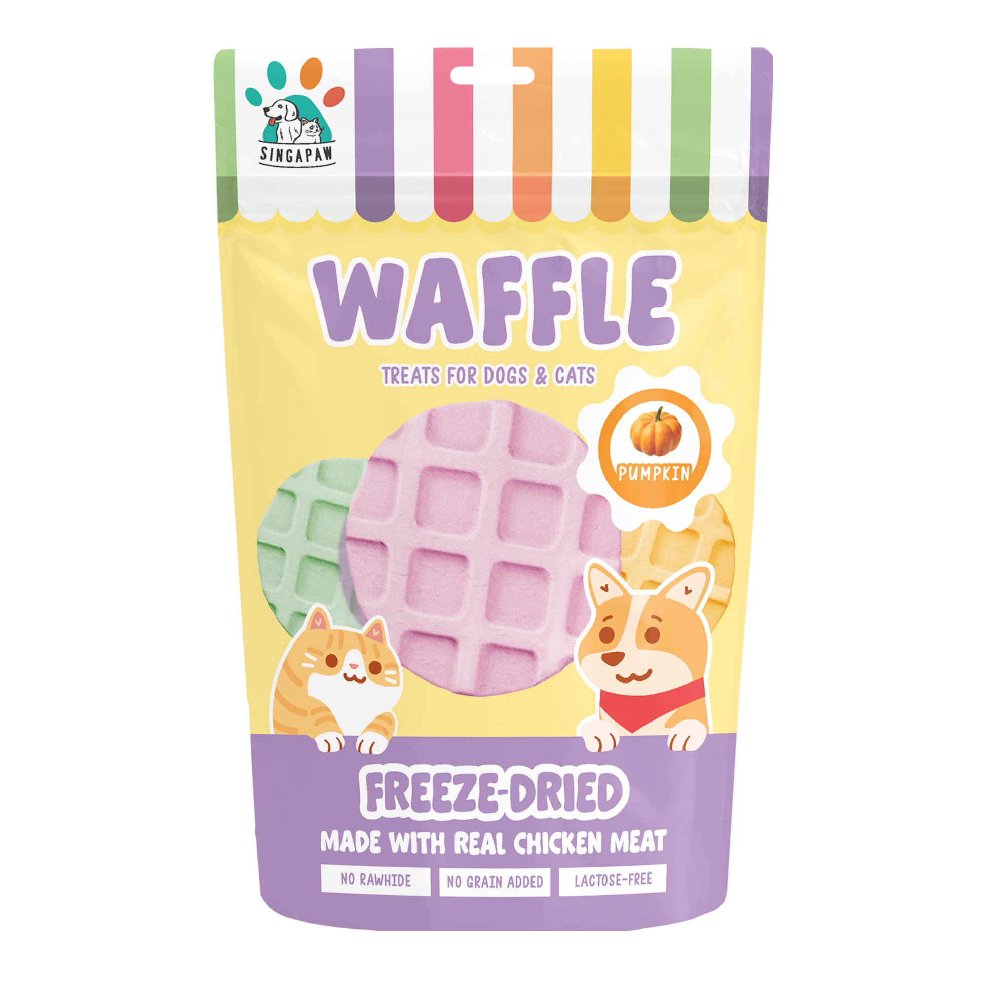 SingAPaw Freeze-Dried Waffle Pumpkin