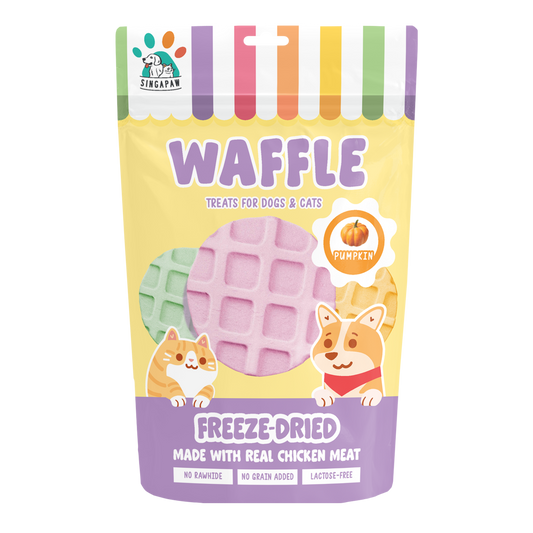SingAPaw Freeze-Dried Waffle Pumpkin