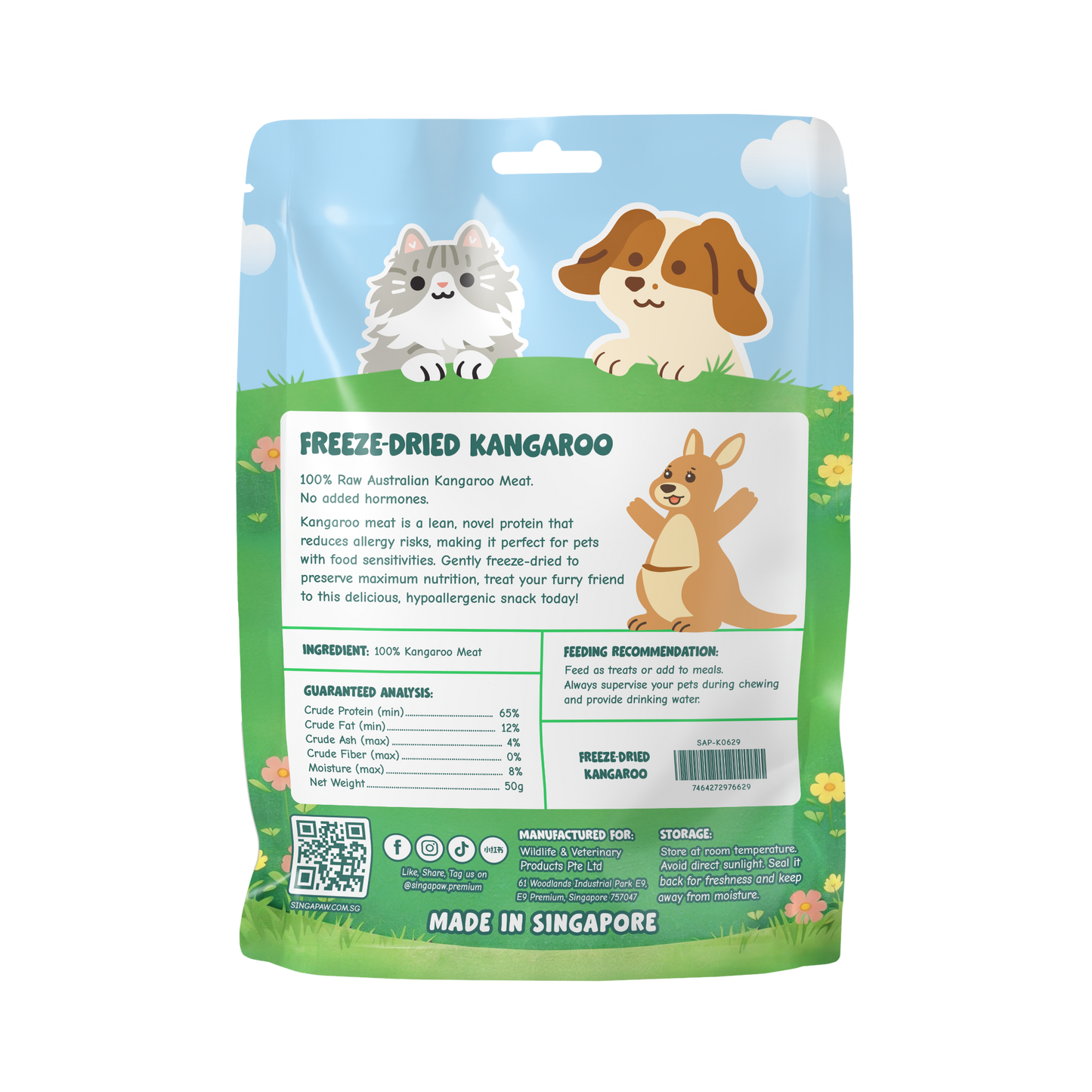SingAPaw Freeze-dried Kangaroo