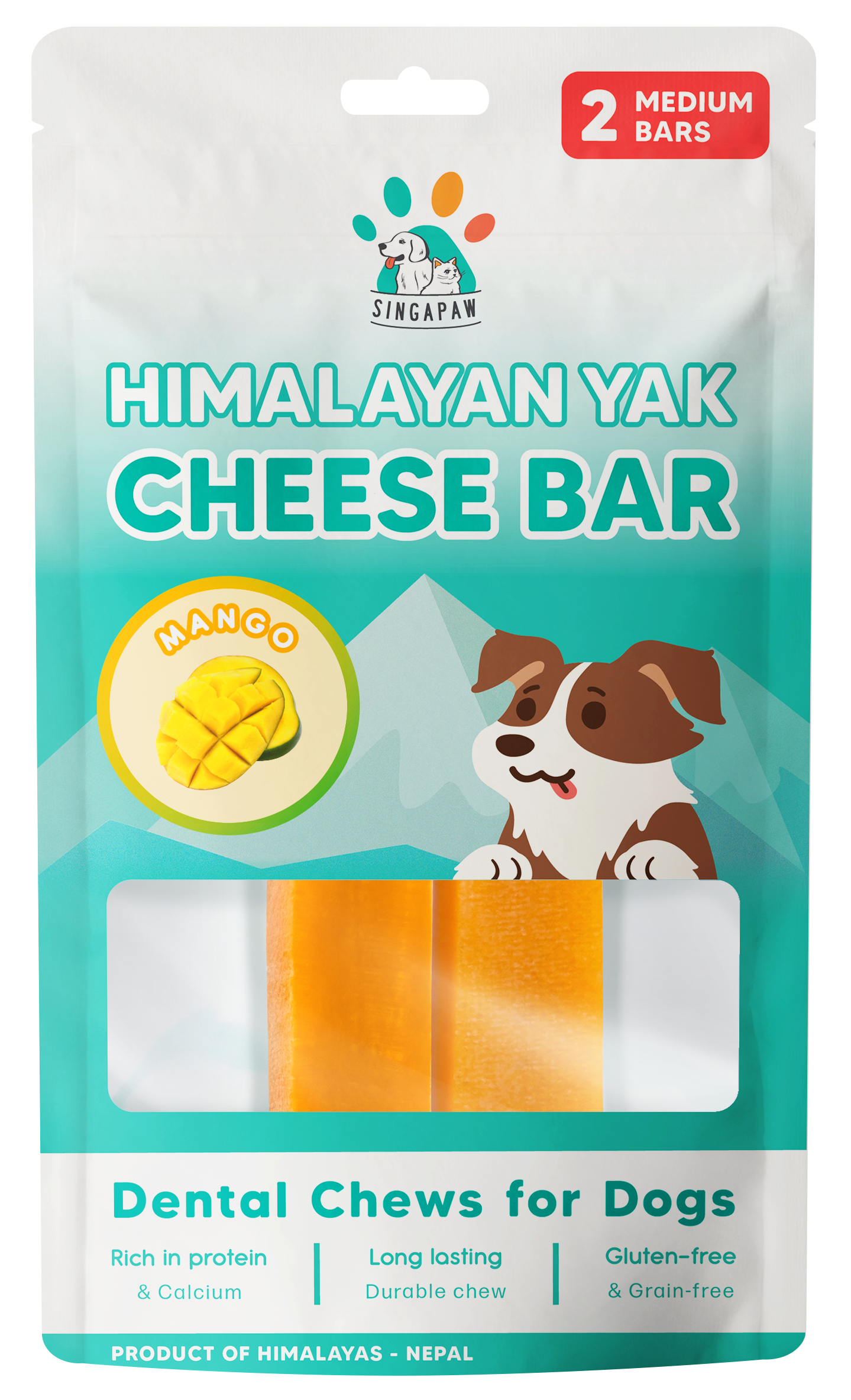 SingAPaw Himalayan Yak Cheese Bar (Mango)
