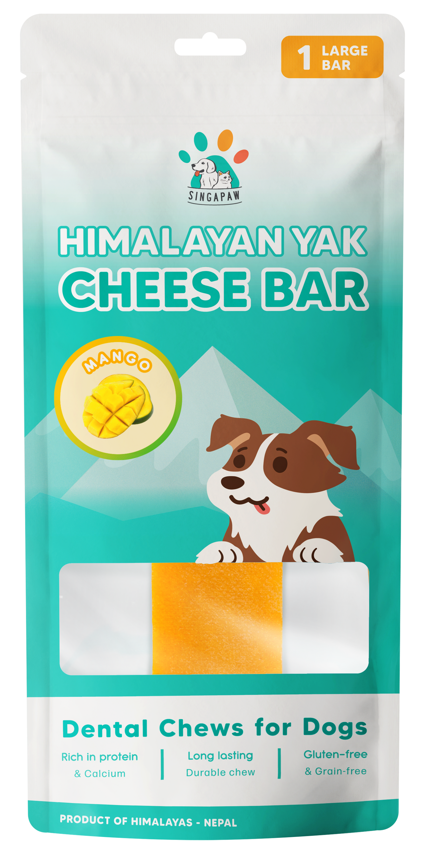 SingAPaw Himalayan Yak Cheese Bar (Mango)