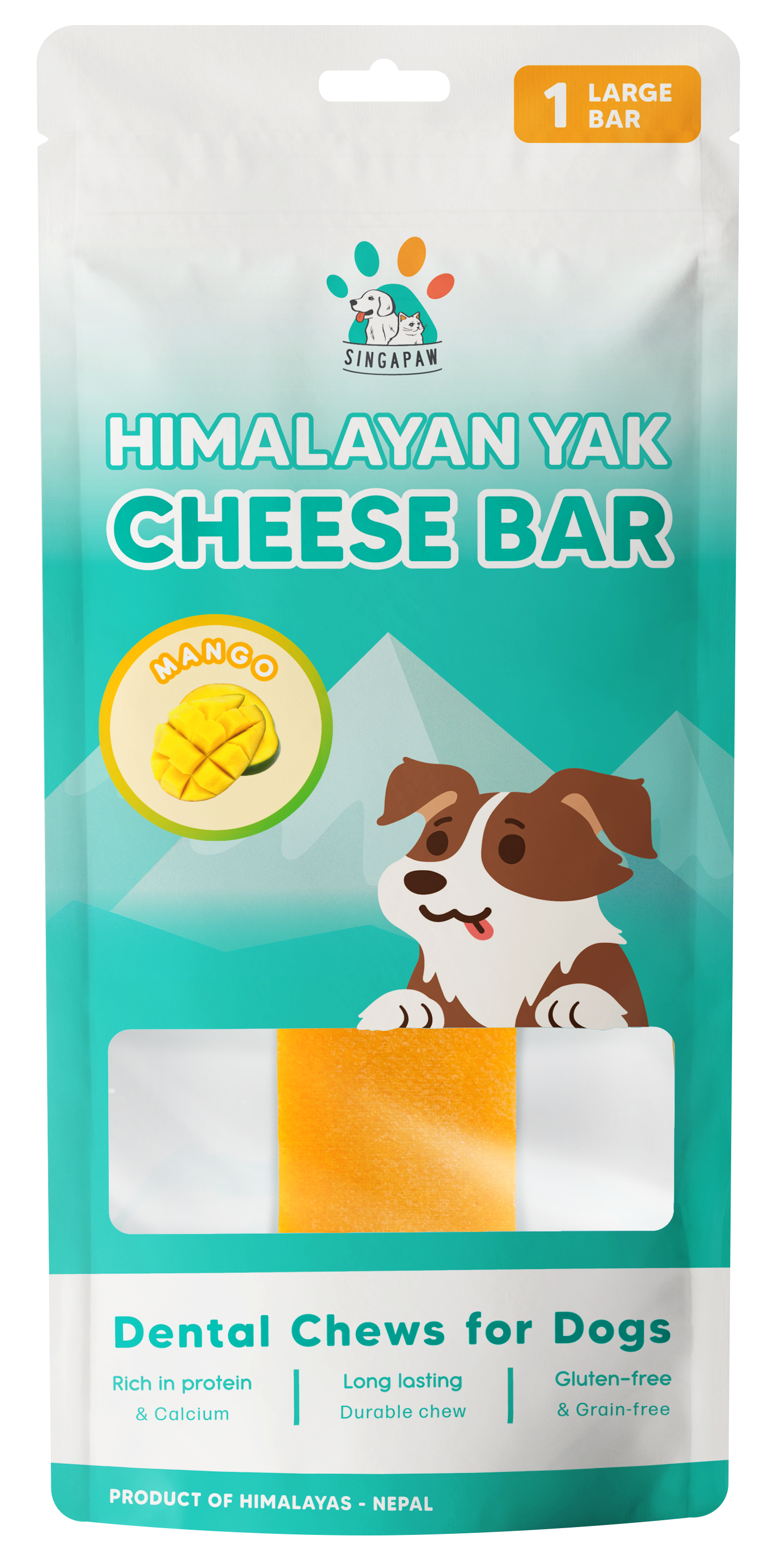 SingAPaw Himalayan Yak Cheese Bar (Mango)
