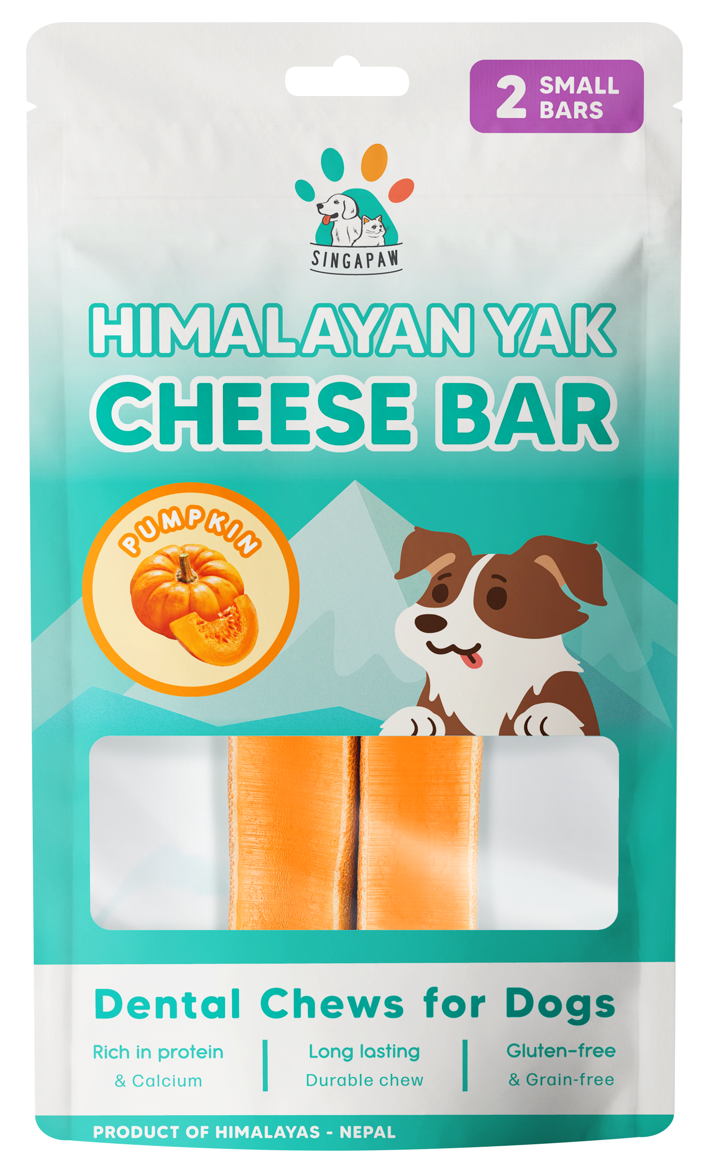 SingAPaw Himalayan Yak Cheese Bar (Pumpkin)