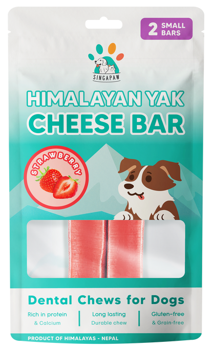 SingAPaw Himalayan Yak Cheese Bar (Strawberry)