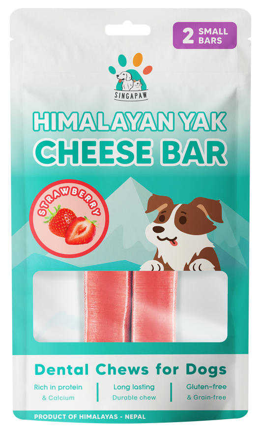 SingAPaw Himalayan Yak Cheese Bar (Strawberry)