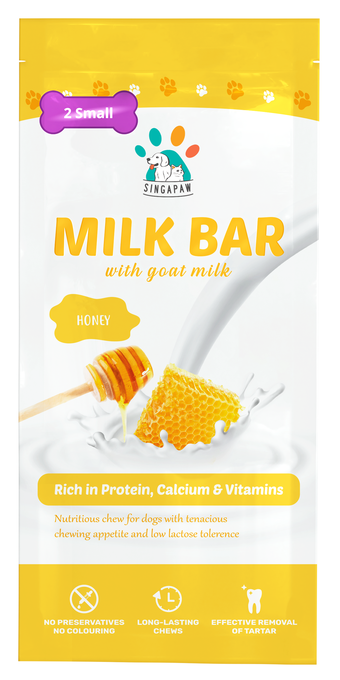 SingAPaw Milk Bar W Goat Milk (Honey)