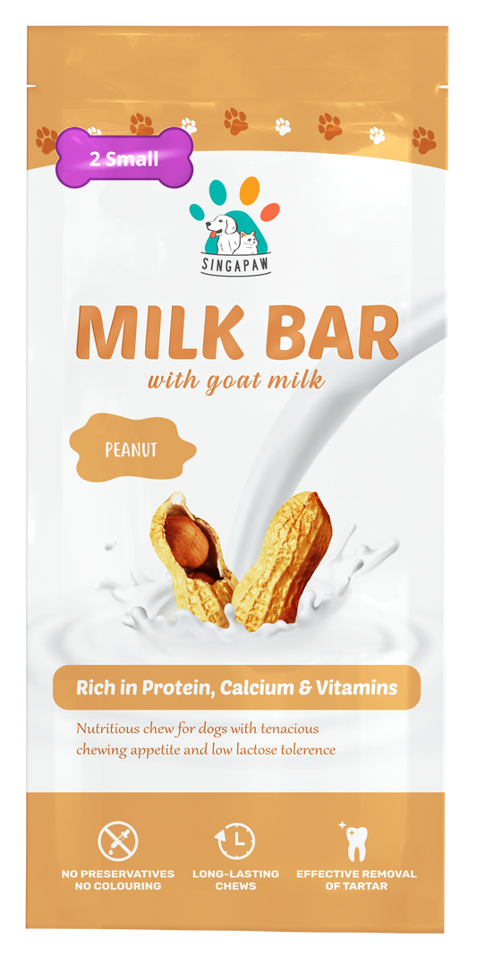 SingAPaw Milk Bar W Goat Milk (Peanut)