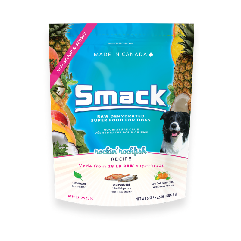 Smack Rockin Rockfish Main Meal For Dogs [2 Sizes]