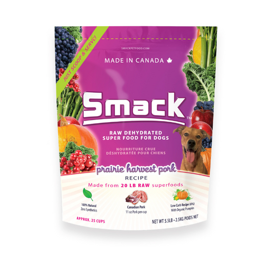 Smack Prairie Harvest Pork Main Meal For Dogs [2 Sizes]