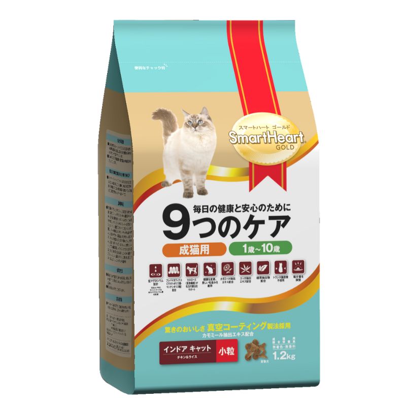 Smart Heart Gold Indoor Adult Dry Cat Food [2 Size]
