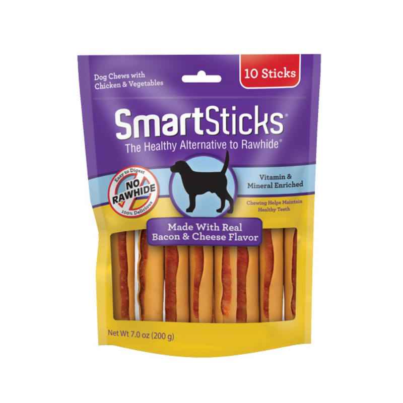 Smartbones Bacon and Cheese SmartSticks - 10pcs