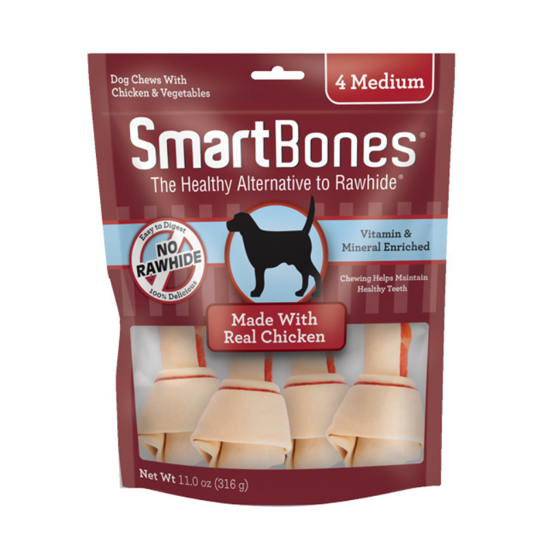 Smartbones Chicken Classic Bone Chews For Dogs [4 Sizes]