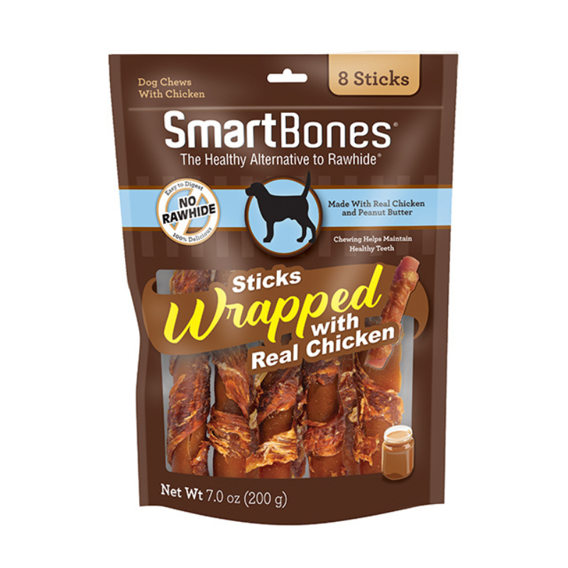 Smartbones Chicken Wrapped Peanut Butter Sticks [2 Sizes]