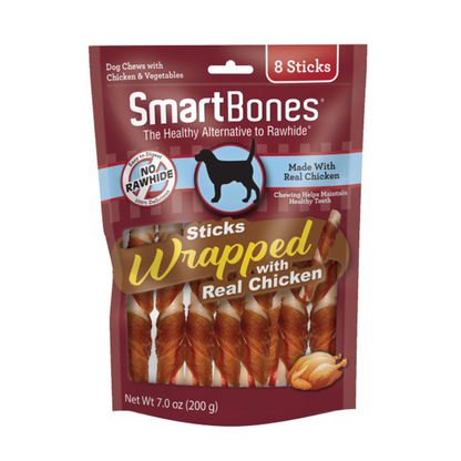 Smartbones Chicken Wrapped Sticks - [2 Sizes]