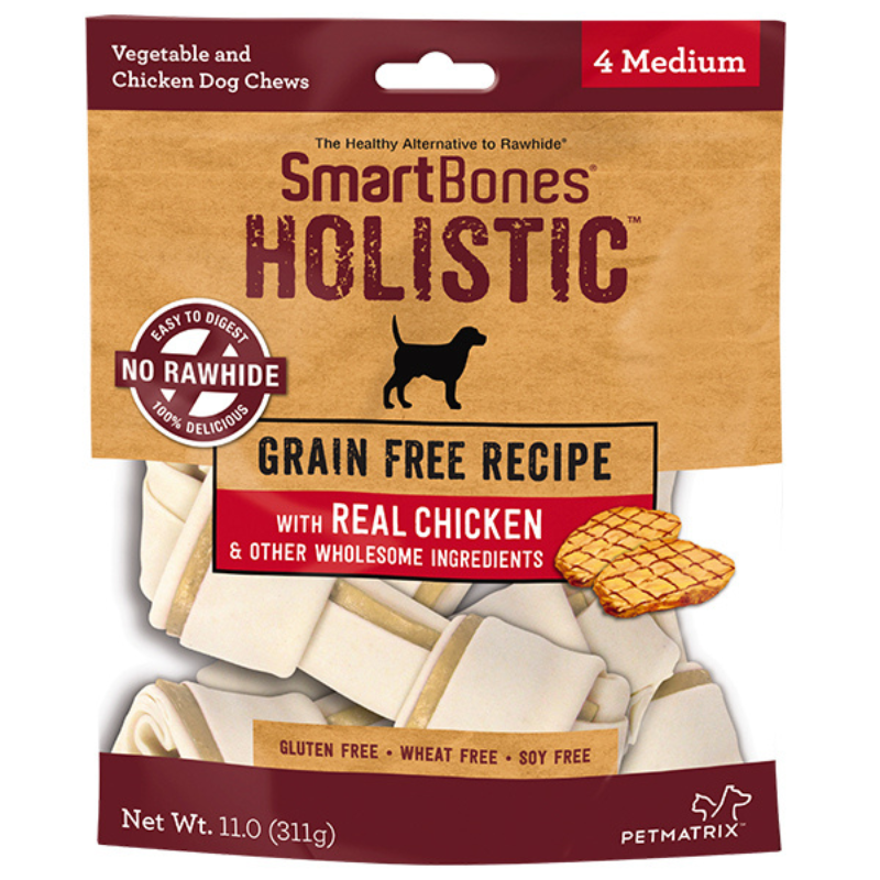 Smartbones Holistic Classic Chicken Bone Chews [4 Sizes]