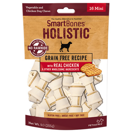 Smartbones Holistic Classic Chicken Bone Chews [4 Sizes]