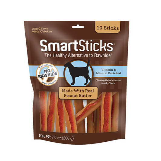 Smartbones Peanut Butter SmartSticks [2 Sizes]