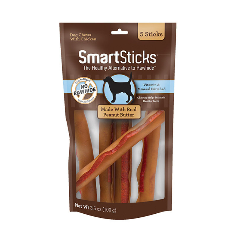 Smartbones Peanut Butter SmartSticks [2 Sizes]