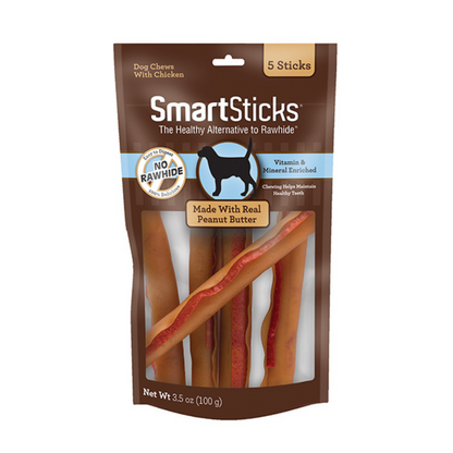 Smartbones Peanut Butter SmartSticks [2 Sizes]