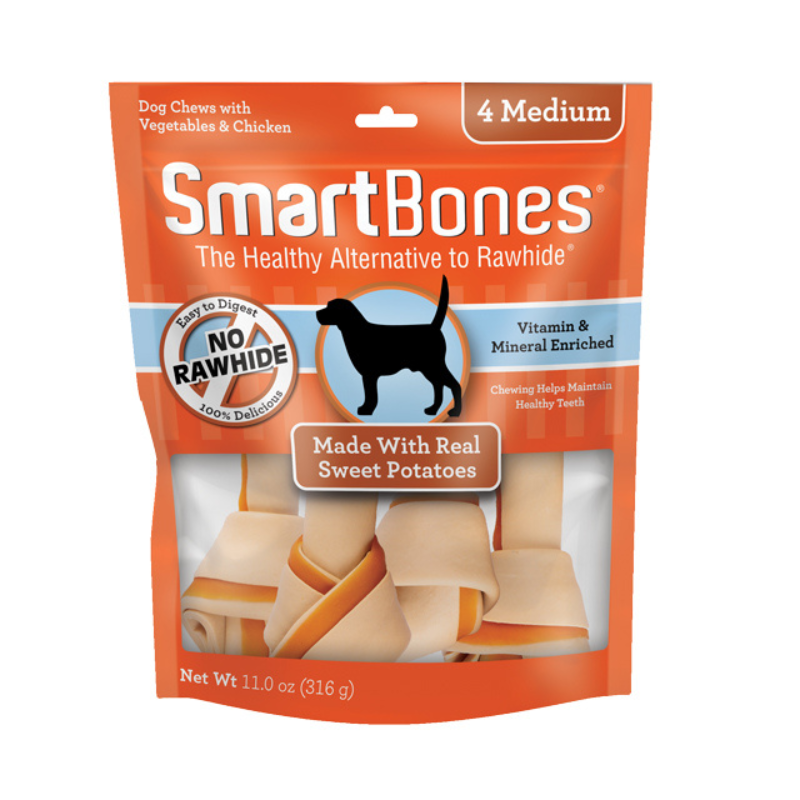 Smartbones Sweet Potato Classic Bone Chews [3 Sizes]